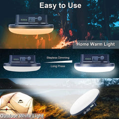 New USB Rechargeable Portable Flashlight 13500mAh Camping equipment Lights
