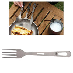 Lightweight Titanium Cutlery Spoon Utensil Camping Dinnerware Tableware Flatware