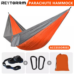 Camping Hammock For Single 220x100cm Outdoor Hunting Survival Portable Garden Yard