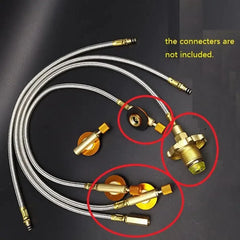 Camping Outdoor Stove Replacement Extend Tube Adapter Extended Gas Hose Extension