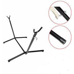 2-Person Hammock with Space Saving Steel Stand Garden Yard Outdoor 450lb Capacity