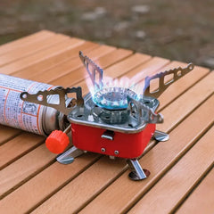 Camping Gas Stove Mini Big Power Heater Gas Stove Cookware Outdoor Tourist Burner
