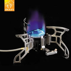 Bulin T4A Camping stove with Split Burn Design Outdoor Folding Gas Stove