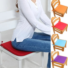 Removable Square Chair Cushion Seat Pad With Ties Cotton Seat Cushion Filling Dining