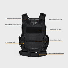 Multifunction Hunting Security Clothes Swat Tactical Vest Swat Jacket Chest Rig