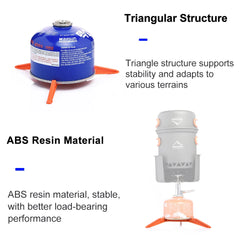 Widesea Gas Tank Bracket Gas Burner Outdoor stove Camping stove tools Bottle Shelf