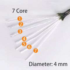 31 Meters Dia.4mm 7 Stand Cores Parachute Cord Lanyard Outdoor Camping Rope Climbing