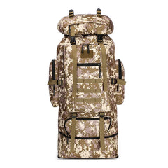 100L Large Hiking Climbing Backpacks Camouflage Softback Backpack