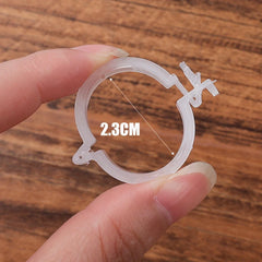 150/50Pcs Plastic Plant Support Clips Reusable Plant Vine Protection Grafting Fixing Tool