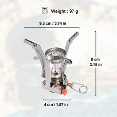 Portable folding outdoor stove cookware gas burner camping stove for hiking picnic BBQ