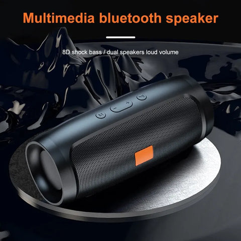 Bluetooth Speaker Dual Speaker Stereo Outdoor Tfusb Playback Fm Voice Broadcasting