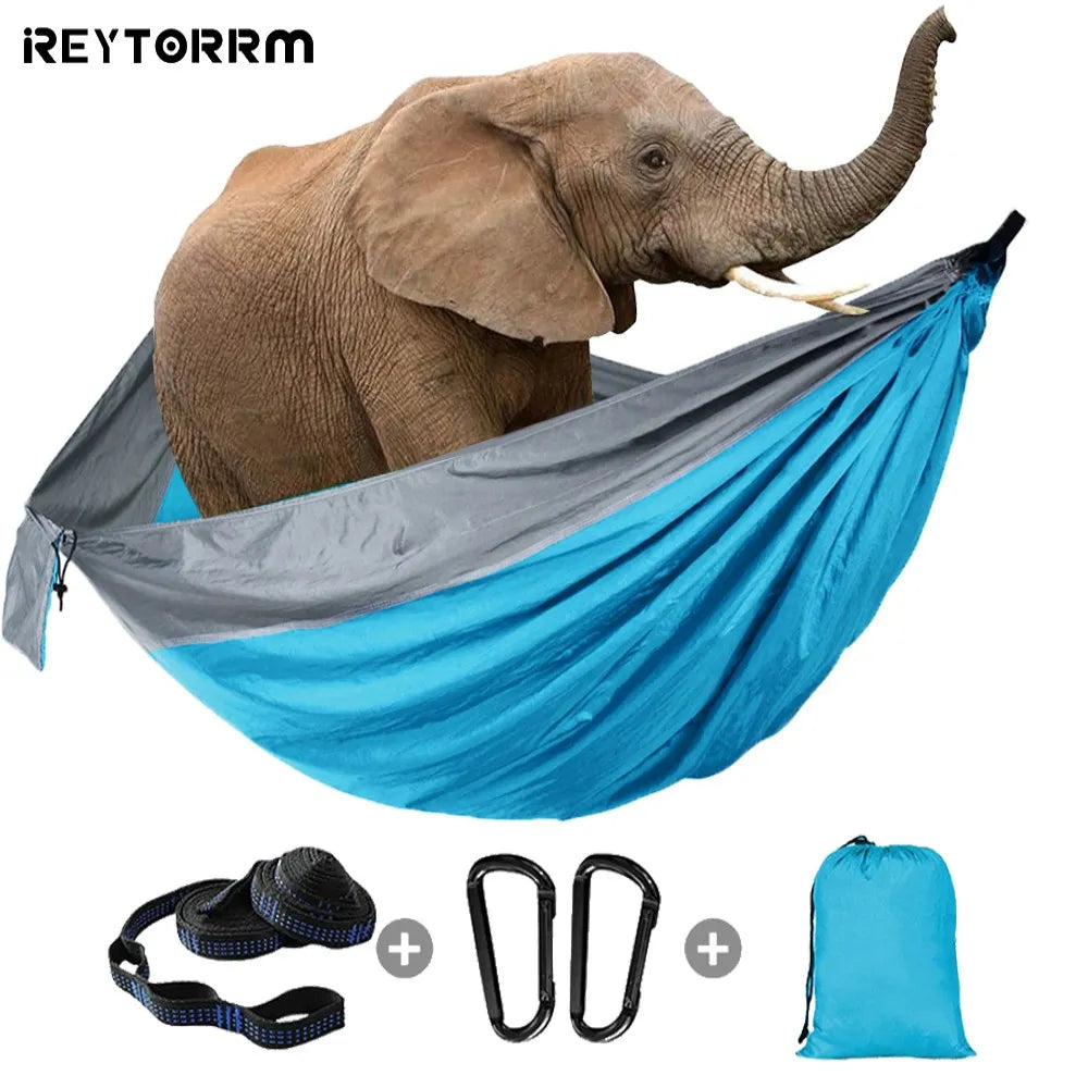 Lightweight Large Hammock 2 to 3 Person 125x78inch Parachute 210T Nylon Hammock