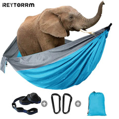 Lightweight Large Hammock 2 to 3 Person 125x78inch Parachute 210T Nylon Hammock