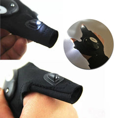 Repairing Finger Light Fishing Magic Strap Finger Glove LED Flashlight Torch Cover Survival