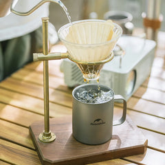 Naturehike Outdoor Titanium Water Cup Camping Portable Anti scalding and cold