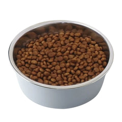Stainless Steel Dog Cat Bowls Non-slip Outdoor Travel Feeding Feeder Water Food Bowl