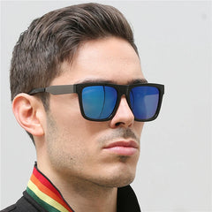 Retro Square Polarzied Men's Sunglasses For Driving High Quality UV400 Oversized