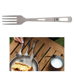 Lightweight Titanium Cutlery Spoon Utensil Camping Dinnerware Tableware Flatware