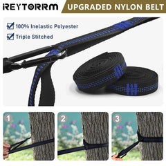 Single Camping Hammock 220x100cm Durable Safety Adult Indoor Outdoor Hanging