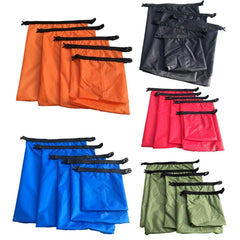 5 Pcs/Set Swimming Waterproof Bag Camping Rafting Storage Dry Bag With Adjustable