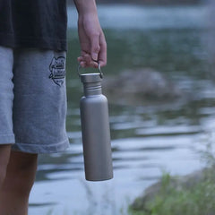 New Pure Titanium Sports Water Bottle Large Capacity Outdoor Travel Camping