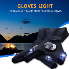 Repairing Finger Light Fishing Magic Strap Finger Glove LED Flashlight Torch Cover Survival