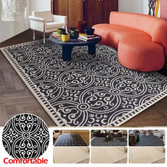 Home Printing Abstract Carpet Minimalist Comfortable High Specification Rug Simple Care