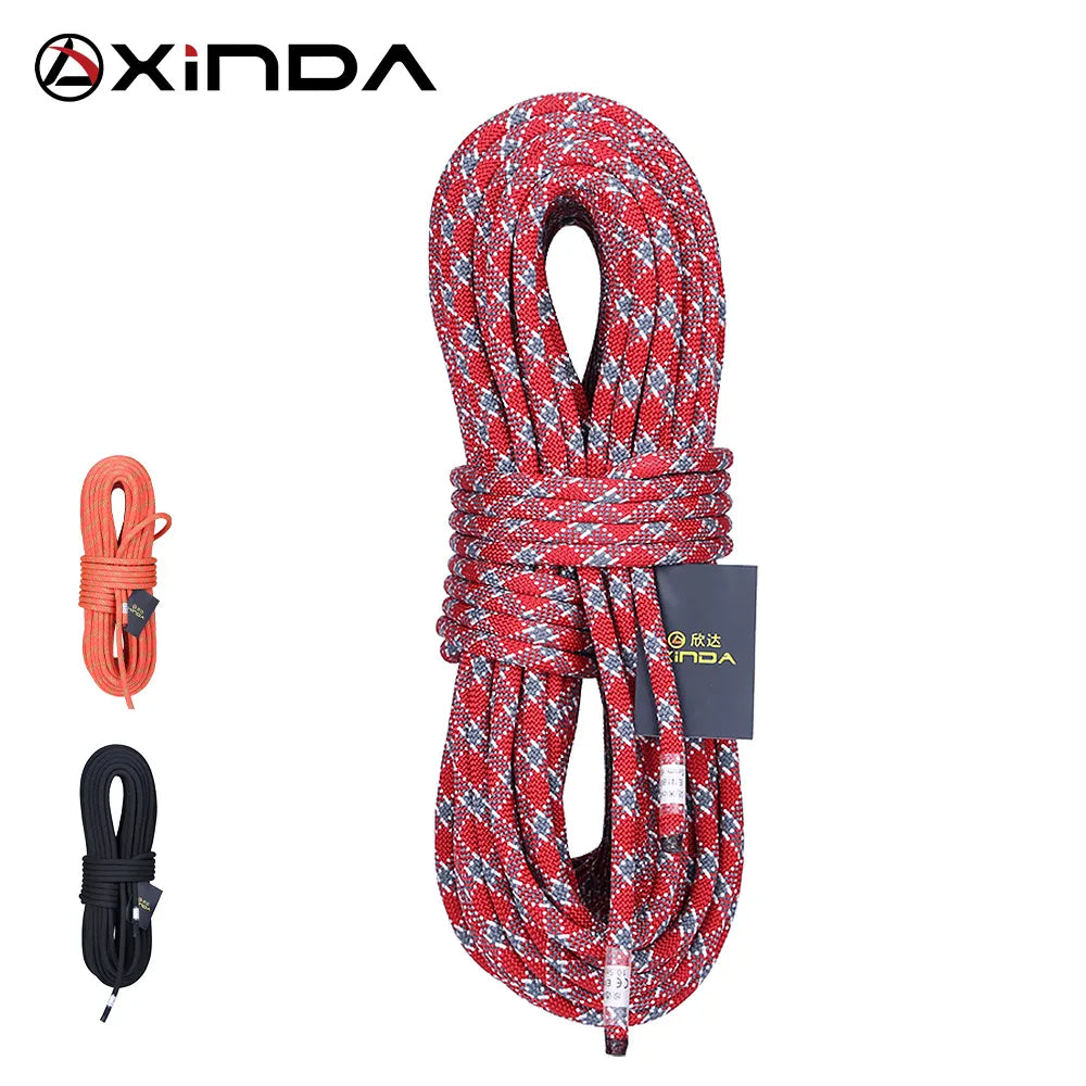 XINDA 10mm 11mm Diameter Rock Climbing Rope Static Rope 5200lbs High Strength