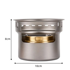 Aluminum Alloy Camping Alcohol Stoves Portable Picnic BBQ Furnace Windproof Alcohol