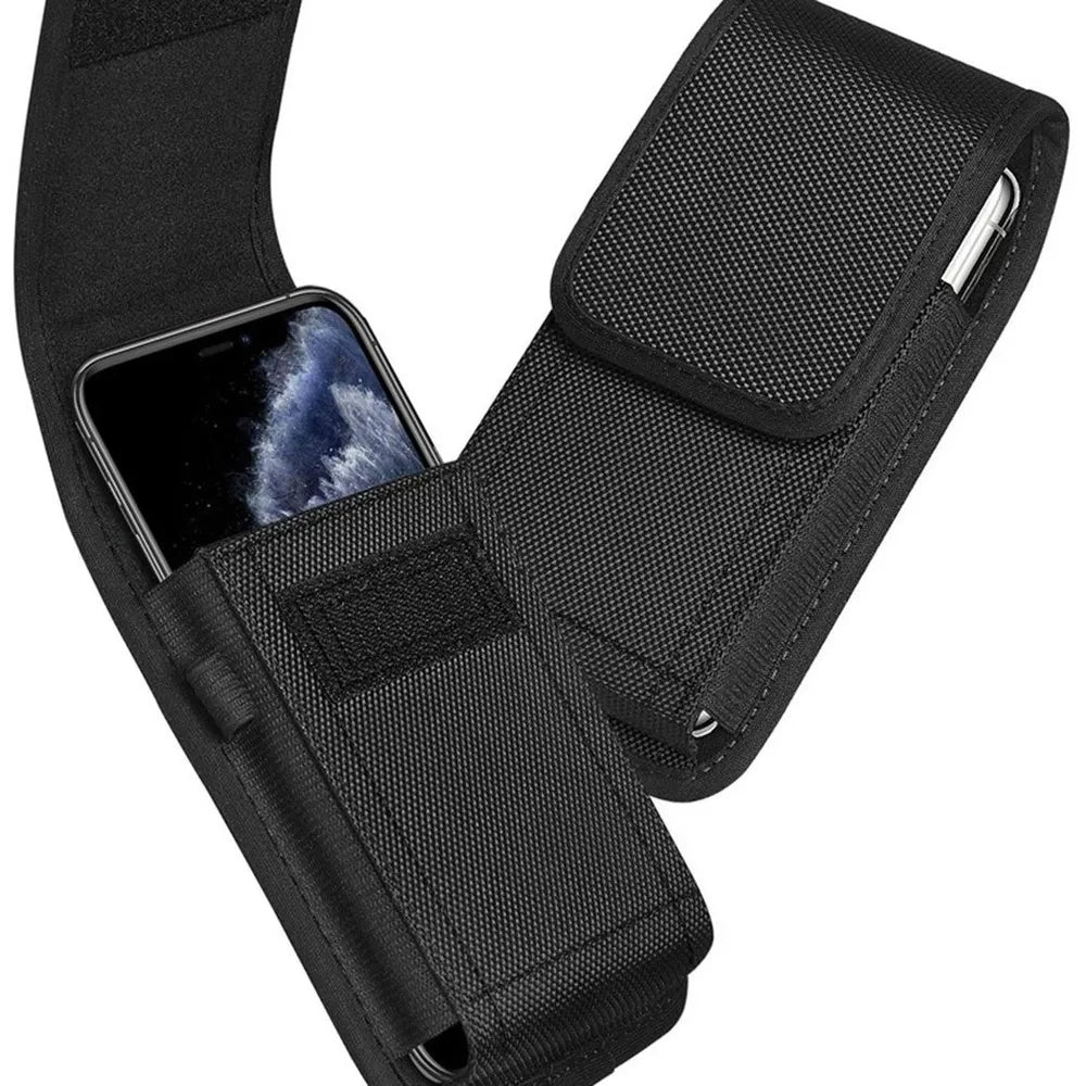 Tactical Cell Phone Pouch Holster with Free D Shaped Buckle Protable Wallet Card Waist