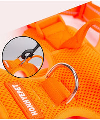 TRUELOVE Pet Harness Nylon Reflective Comfortable and Breathable Explosion-proof