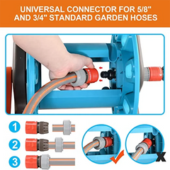 Portable Water Pipe Garden Hoses Storage Rack Garden Hose Reel for Washing Cars Garden