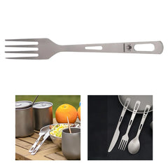 Lightweight Titanium Cutlery Spoon Utensil Camping Dinnerware Tableware Flatware
