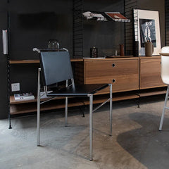 Portable Camping Dinning Table Chairs Metal Meditation Dining Chair Back Support