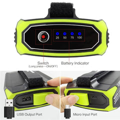 LED Camping Light USB Rechargeable Lantern For Outdoor Tent Lamp Portable Mobile