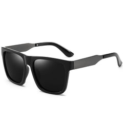 Retro Square Polarzied Men's Sunglasses For Driving High Quality UV400 Oversized