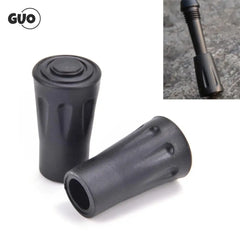2pcs Trekking Pole Nordic Walk Stick Cane Rubber Tip Climb Replacement Alpenstock