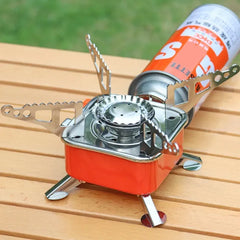 Camping Gas Stove Mini Big Power Heater Gas Stove Cookware Outdoor Tourist Burner