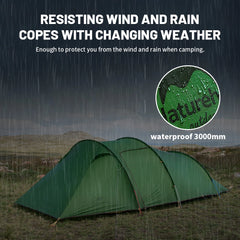 Naturehike Opalus 2 3 4 Tent 2 3 4 Person Hiking Tent 4 Season Tent Ultralight Family