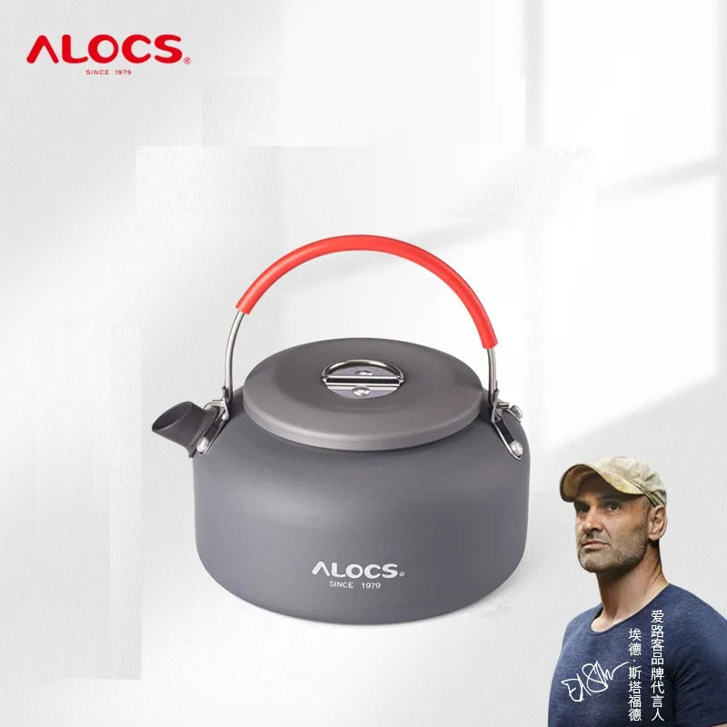 Alocs 0.8L/1.4L Outdoor Camping Kettle K02 K03 K06 Water Kettles Coffee Pot Teapot