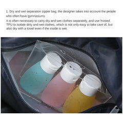 Large Capacity Yoga Gym Bag Waterproof  Women Swimming Outdoor Sports Bags