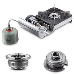 Outdoor Camping Stove Butane Gas Adapter Split Stove Converter Connection Hose Gas