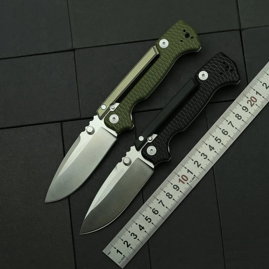 New Style AD15 Folding Knife G10 Aluminum Or Titanium Handle Outdoor Camping Hunting