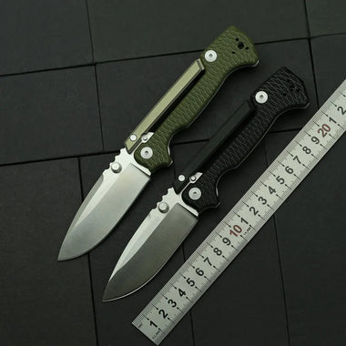 New Style AD15 Folding Knife G10 Aluminum Or Titanium Handle Outdoor Camping Hunting