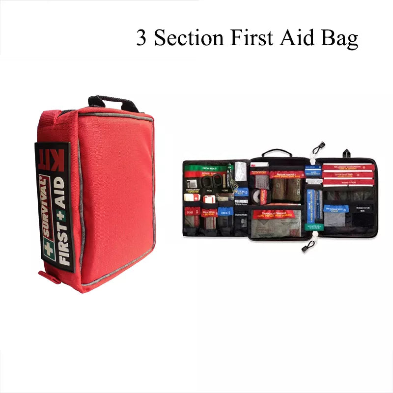 Safe  Wilderness Survival Car Travel First Aid Kit Medical Bag Outdoors First-Aid Kit