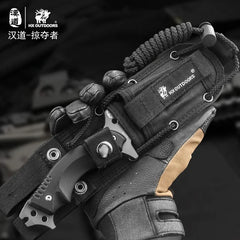 HX OUTDOORS Fixed Blade Knife Tactical Survival Knife G10 Handle 440c blade camping