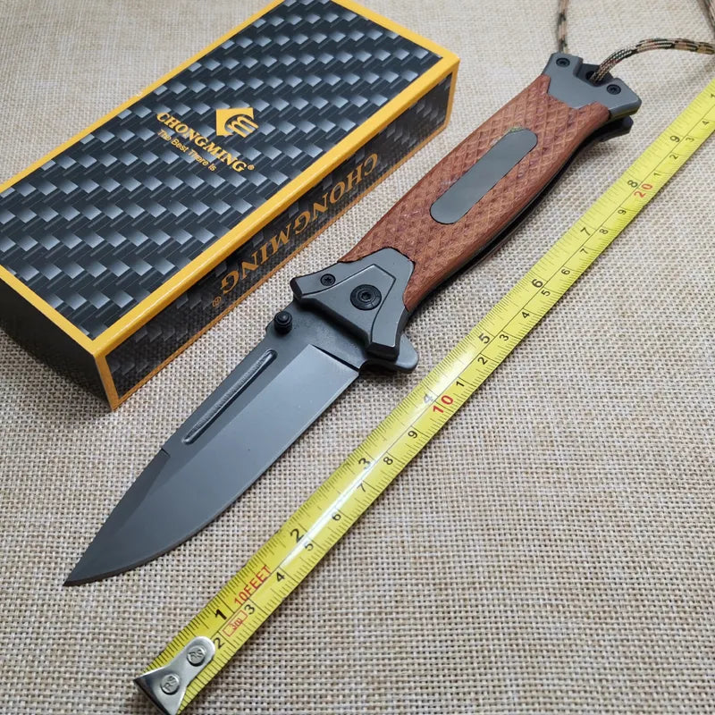 8.2'' Tactical Damascus steel Folding knife Pocket knife Camping survival Tactical knives
