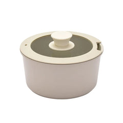 1PC Non-stick Detachable Medical Stone Pot Set White Nesting Household Cookware