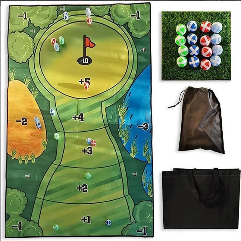 120x180cm The Casual Golf Game Set Indoor Outdoor Golf Putting Training Mat Green