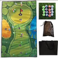 120x180cm The Casual Golf Game Set Indoor Outdoor Golf Putting Training Mat Green
